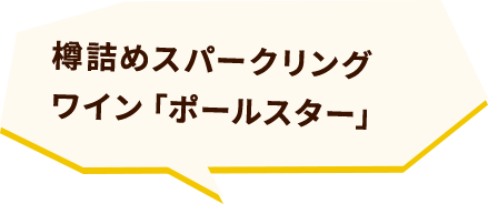 樽詰めスパークリングワイン「ポールスター」